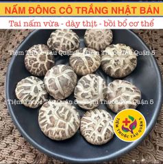Nấm Đông Cô Trắng Nhật Bản 100g (Đã Sấy Khô, Hàng, Mới thơm ngon) 640176