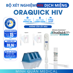Bộ test xét nghiệm HIV bằng dịch miệng - OraQuick HIV không cần lấy máu