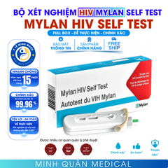 Bộ test xét nghiệm HIV Mylan Self Test - Chính Hãng của  ÚC, độ chính xác cao. 