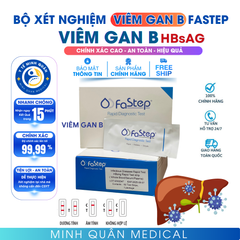 Bộ Test Xét Nghiệm Nhanh Viêm Gan B Fastep HBsAg Chính Hãng Mỹ - Kết Quả Nhanh Chính Xác Tại Nhà