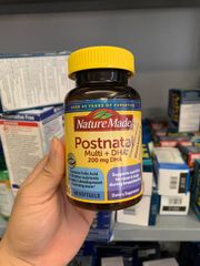 Vitamin cho phụ nữ sau sinh Nature Made Postnatal Multi DHA 60 viên