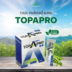 [MẪU MỚI] Bột dinh dưỡng TOPAPRO cung cấp protein thực vật & các acid amin thiết yếu, khoáng chất