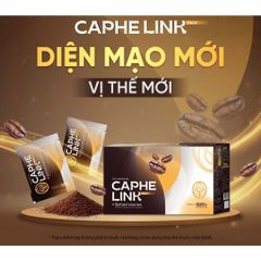 [Mẫu Mới] CÀ PHÊ LINK SỨC KHỎE – NĂNG LƯỢNG TỈNH TÁO, ĐỀ KHÁNG VỮNG VÀNG (HỘP 20 GÓI)