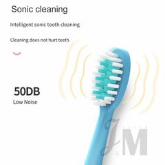Bàn Chải Đánh Răng Điện Siêu Âm Lông Mềm Hai Mặt Chăm Sóc Răng Miệng Cho Bé 640616
