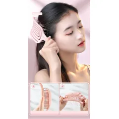 [MẪU MỚI ] Lược Chải Tóc Mát Sa Da Đầu Tạo Kiểu Tóc Phồng Lược Gỡ Rối Đặc Biệt Cho Nam Nữ 640617