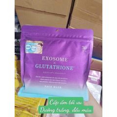 [MẪU MỚI 2026] Mặt nạ dưỡng trắng Exosome Glutathione 30 miếng - Nội địa Nhật