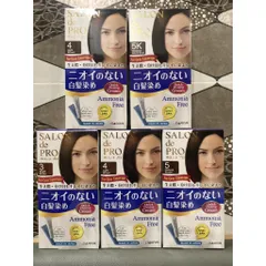 [Chính Hãng_ Hàng Nhật] Thuốc Nhuộm Tóc Phủ Bạc Cao Cấp Không Mùi SALON de PRO- 80g ( 2 tuýp). 640626