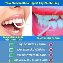 [Sale Hè] Combo 12 Hộp 600 Chiếc Tăm Chỉ Nha Khoa Xỉa Răng, Chăm Sóc Răng Miệng 640631