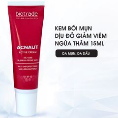[Hàng Công Ty] Kem chấm Mụn Biotrade Acnaut Active Cream giảm đỏ, mờ thâm Biotrade
