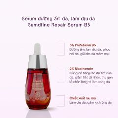 [Có Tem] Tinh Chất Cấp Ẩm Phục Hồi Da B5 Sumdfine Repair Serum 50ml