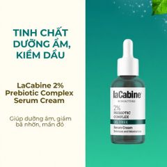 Tinh Chất LaCabine 2% Prebiotic Complex Serum Cream 30ml - Dưỡng Ẩm, Phục Hồi Hàng Rào Bảo Vệ Da