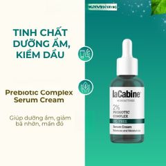 Tinh Chất LaCabine 2% Prebiotic Complex Serum Cream 30ml - Dưỡng Ẩm, Phục Hồi Hàng Rào Bảo Vệ Da