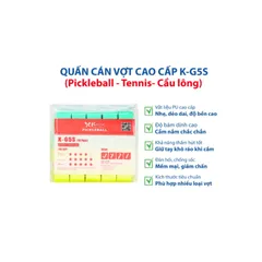 Quấn Cán Vợt KINGTEK KG5S-60 Cao Cấp Hộp 60 Cái (TV1511)