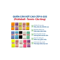 Quấn Cán Vợt KINGTEK KG5S-60 Cao Cấp Hộp 60 Cái (TV1511)