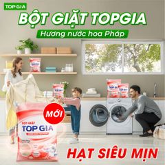 [Sỉ] Bột giặt TopGia hương nước hoa pháp