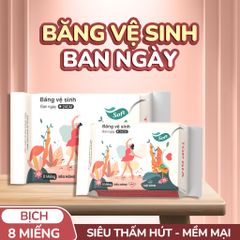 Băng vệ sinh ban ngày Topgia siêu mỏng ôm khít thấm hút cao vải không dệt an toàn cho da