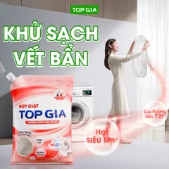 [Sỉ] Bột giặt TopGia hương nước hoa pháp