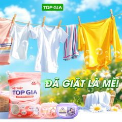 [Sỉ] Bột giặt TopGia hương nước hoa pháp