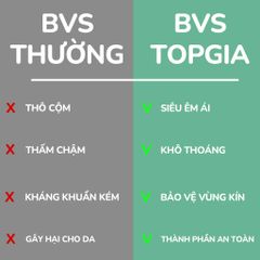 Băng vệ sinh nữ Topgia dùng hằng ngày thoáng khí thoải mái ngày dài