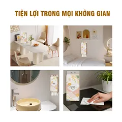 [Sỉ] Thùng 6 bịch khăn giấy vệ sinh treo tường Tiểu Hạ 1000 tờ làm từ bột gỗ thiên nhiên, an toàn