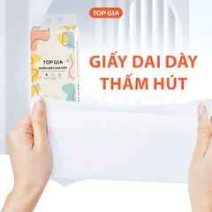 Giấy vệ sinh treo tường TopGia đa sắc đa năng từ bột giấy thiên nhiên, 1280 tờ/4 lớp