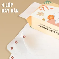 [Sỉ] Thùng 6 bịch khăn giấy vệ sinh treo tường Tiểu Hạ 1000 tờ làm từ bột gỗ thiên nhiên, an toàn