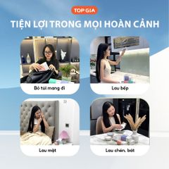 [Sỉ] Thùng 30 gói giấy ăn TopGia gấu trúc rút 3 màu cao cấp 4 lớp dày dặn, mềm mịn