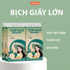 [Sỉ] Khăn giấy rút treo tường TopGia Sắc Việt 1280 tờ, giấy vệ sinh dành cho gia đình Việt