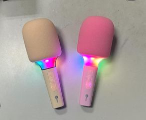 Micro karaoke không dây LENOVO Lecoo MCS360 , có TWS 2 mic, đèn RGB, cổng AUX