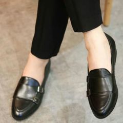 ( Mã D66 ) Giày lười nam thiết kế MonkStrap , giầy da nam trẻ trung đế cao su có khâu đế chống trơn trượt 640919