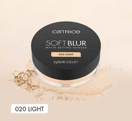 (Đức) Phấn Phủ Catrice Kiềm Dầu Mỏng Nhẹ Nâng Tông Catrice Soft Blur Matte Setting Powder 8g