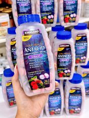 Viên nhai Kirkland Ultra Strength Antacid 1000mg - Hỗ trợ tiêu hoá giảm đầy hơi, Calcium Carbonat, hộp 265 viên