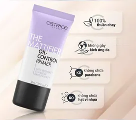 (Đức) Kem Lót Kiềm Dầu Dưỡng Ẩm Catrice Primer The Mattifier Oil-Control Bền Lớp Nền