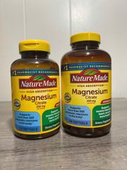 Viên uống Nature Made bổ sung Magnesium Citrate  120v-140v