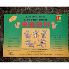Combo 5 Miếng KEO DÍNH CHUỘT KOREA Siêu Dính Diệt Chuột Hiệu Quả Trong Nhà Tiết Kiệm Chi Phí 641431