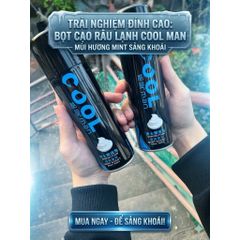 Bọt Cạo Râu Kuman Hương Bạc Hà - Chai 230g cực kì Tiết Kiệm