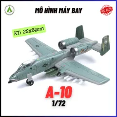 Đồ Chơi Mô Hình Máy Bay Chiến Đấu A-10 (Màu 2) Lắp Ráp Decor Trưng Bày