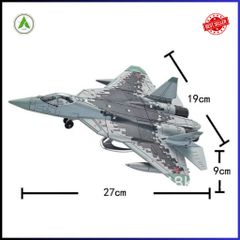 Đồ Chơi Mô Hình Máy Bay Chiến Đấu SU-57 Lắp Ráp Decor Trưng Bày