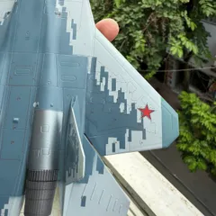 Mô Hình Máy Bay Quân Sự SU-57 Kim Loại 1/72 Decor Trưng Bày