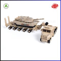 Đồ Chơi Mô Hình Xe Chở Tăng M-1070 Màu Vàng 1/72 Lắp Ráp Decor Trưng Bày