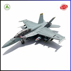 Đồ Chơi Mô Hình Máy Bay Chiến Đấu F/A-18F (MÀU 2) Lắp Ráp Decor Trưng Bày