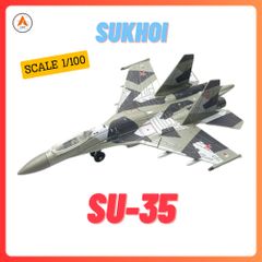 (SỈ/LẺ) Đồ Chơi Mô Hình Máy Bay Chiến Đấu SU-35 Quân Sự Lắp Ráp Decor Trưng Bày