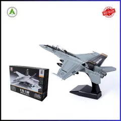 Đồ Chơi Mô Hình Máy Bay Chiến Đấu F/A-18F (Màu 1) Lắp Ráp Decor Trưng Bày