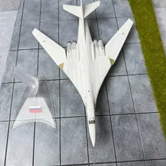 Mô Hình Máy Bay Chiến Đấu Kim Loại TU-160 TL 1/200 Decor Trưng Bày