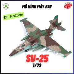 Đồ Chơi Mô Hình Máy Bay Chiến Đấu SU-25 (Màu 2) Lắp Ráp Decor Trưng Bày