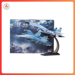 Mô Hình Máy Bay Chiến Đấu Kim Loại SU-35 1/48 Decor Trưng Bày