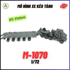 Đồ Chơi Mô Hình Xe Chở Tăng M-1070 Màu Xanh 1/72 Lắp Ráp Decor Trưng Bày
