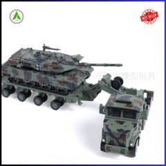 Đồ Chơi Mô Hình Xe Chở Tăng M-1070 Màu Xanh 1/72 Lắp Ráp Decor Trưng Bày