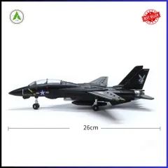 Đồ Chơi Mô Hình Máy Bay Chiến Đấu F-14 TOMCAT 1/72 Màu Đen Lắp Ráp Decor Trưng Bày