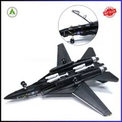 Đồ Chơi Mô Hình Máy Bay Chiến Đấu F-14 TOMCAT 1/72 Màu Đen Lắp Ráp Decor Trưng Bày